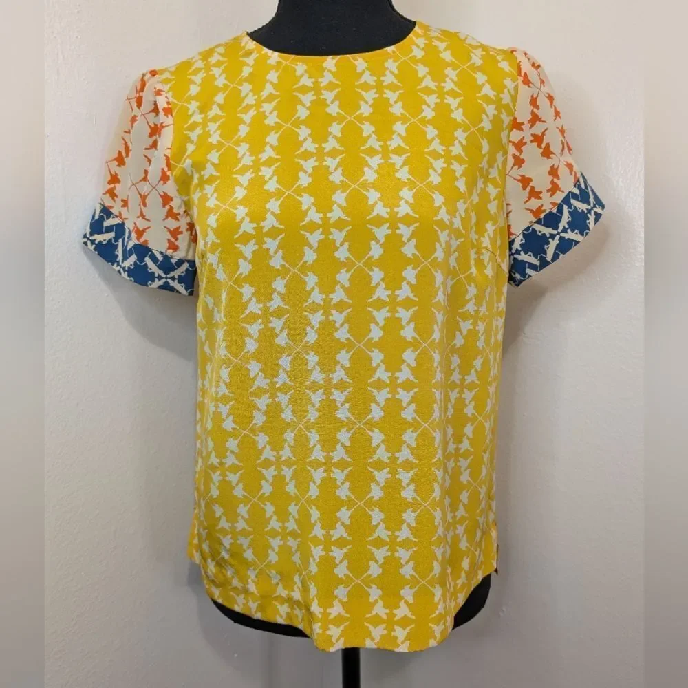 Charlotte by Charlotte Taylor Whimsical Preppy Abstract Colorful Academia Top 0